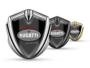 Bugatti Abzeichen Selbstklebend Limitierter Stil Schicker Rand
